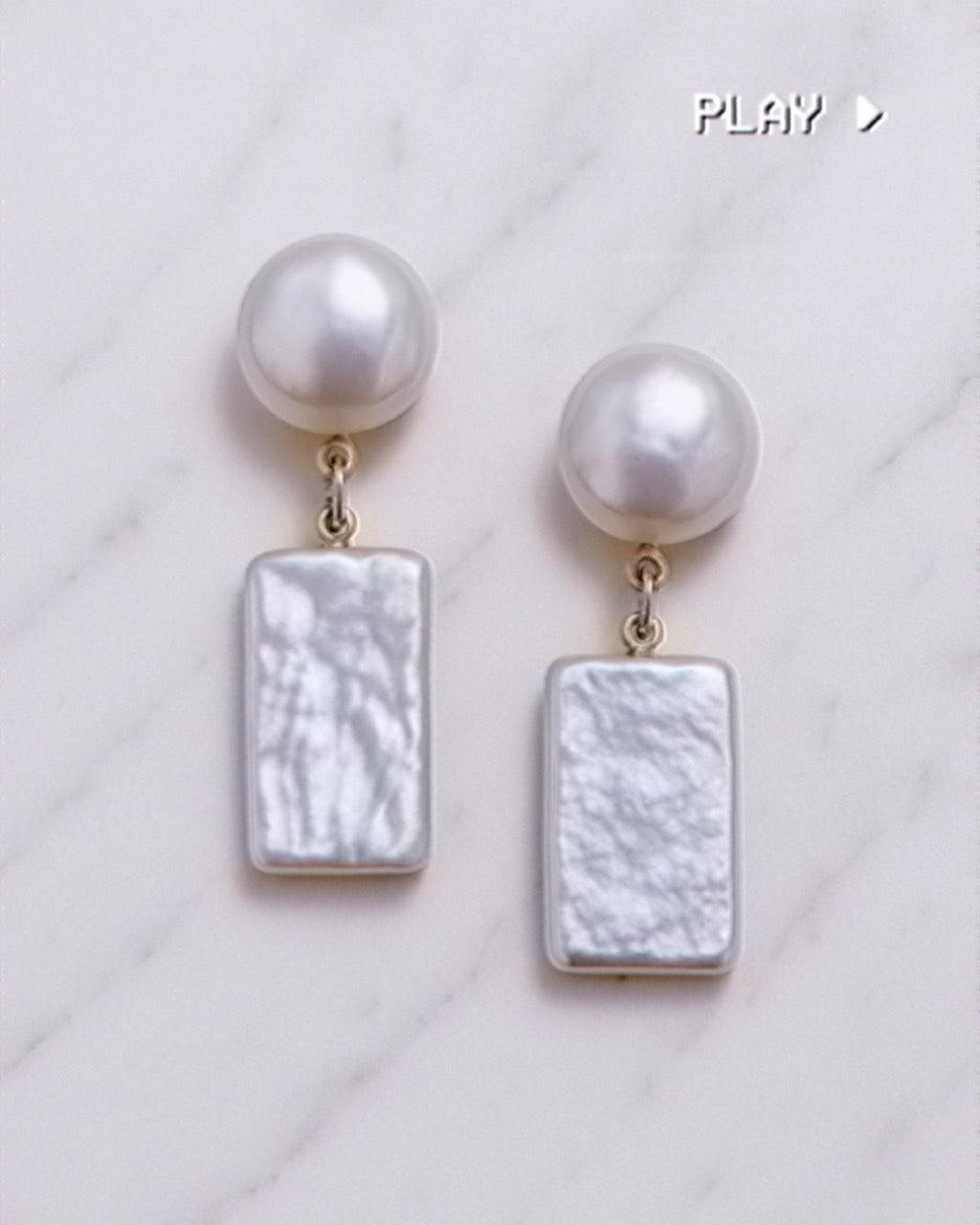 The Stretched Keshi Earrings