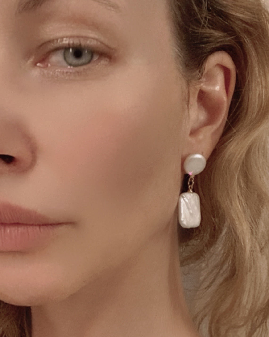 The Stretched Keshi Earrings